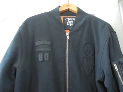 Bomber STUSSY USA Troops MA1 noir XL - Photo 1/4