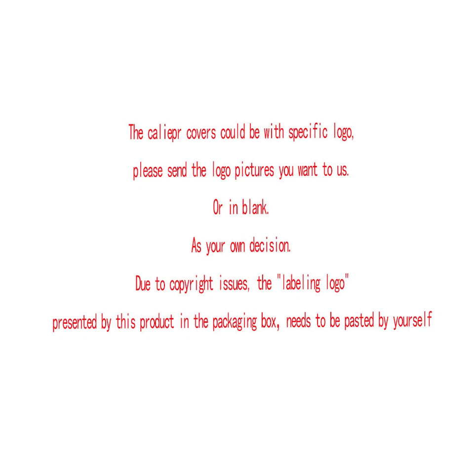 Fit AUDI Yellow Brake Caliper Covers 4Pc For Q5/Q6/Q7/Q8/A5/A6/A7/A8/R8/TT/SLINE Foto 4 de 4