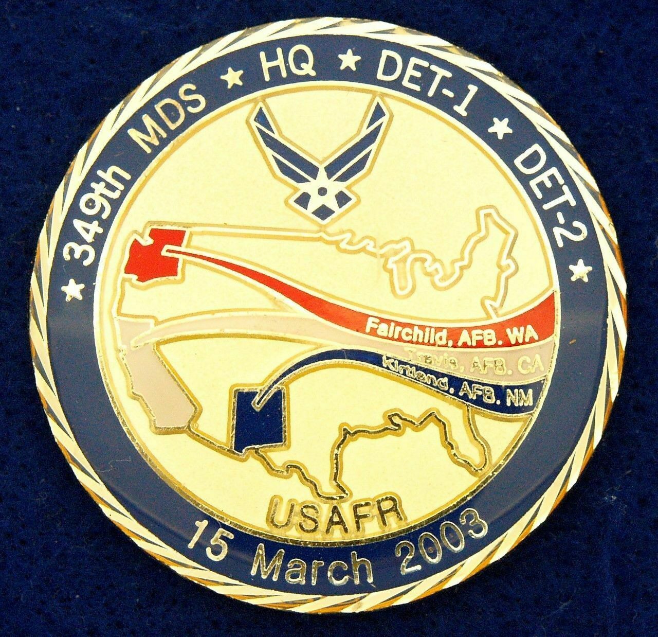 USAF Operation Iraqi Freedom Landstuhl Medical Center C-23 Challenge Coin