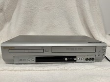 Sylvania VCR/DVD Combo. Model SSD803. 4 Head Hi-Fi w/AVI Cables TESTED WORKING