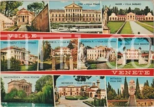 VILLE VENETE - VIEWS STRA MASER VENEGAZZU BASSANO BATTLE NINETEENTH 1978