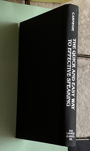 Dale Carnegie The Quick And Easy Way To Effective Speaking Hardcover DJ - Picture 16 of 18
