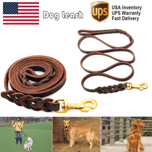 Braided-Genuine-Leather-Dog-Leash-Training-for-German-Shepherd-K9-Best-Dog-Leash