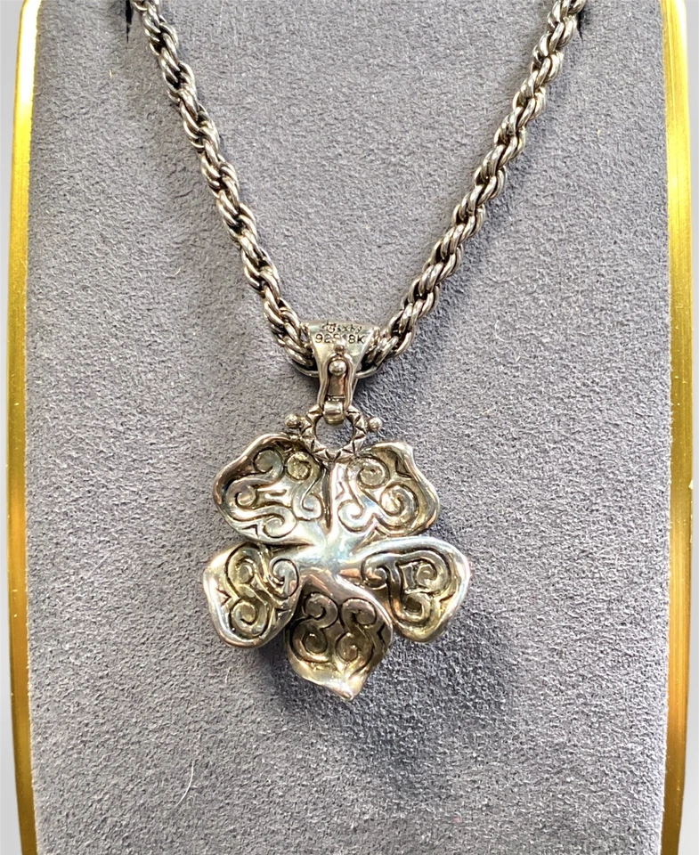 Barbara Bixby 纯银 18k 正品珍珠花朵增强项链 — 第 2/4 张图片