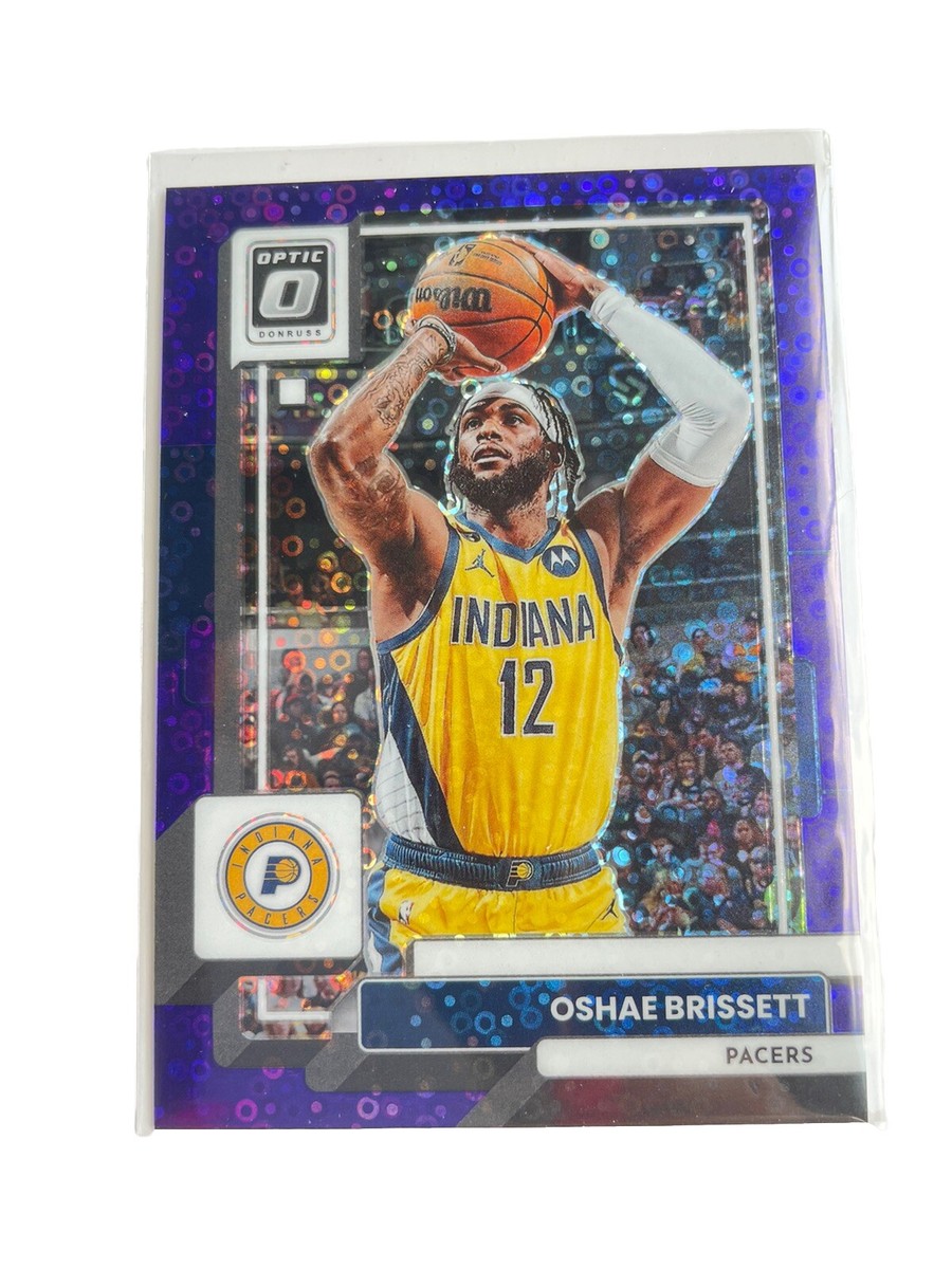 OSHAE BRISSETT Purple Fast Break /99 2022-23 Panini Optic Prizm 73 