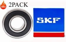 2PACK 6007-2RS SKF Brand Rubber Seal Ball Bearing 35x62x14 6007 2RS 6007RS