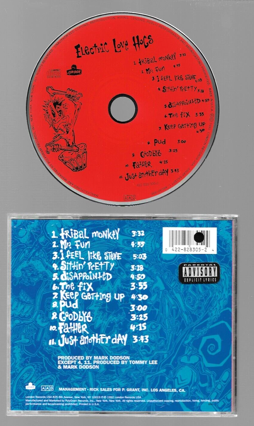 Electric Love Hogs by Electric Love Hogs CD, 1992 Rock, Indie, Funk