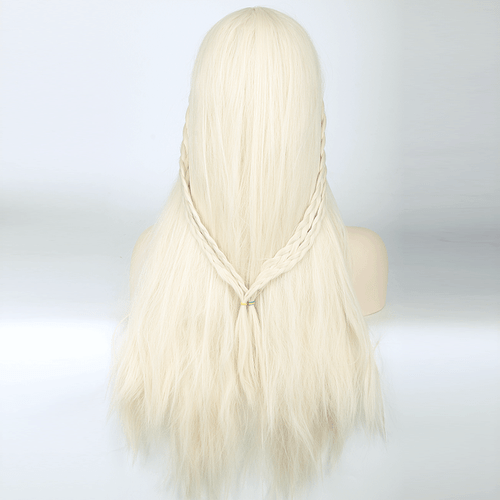 Game of Thrones Daenerys Targaryen Middle hair Cosplay Wig heat resistant - Picture 5 of 9