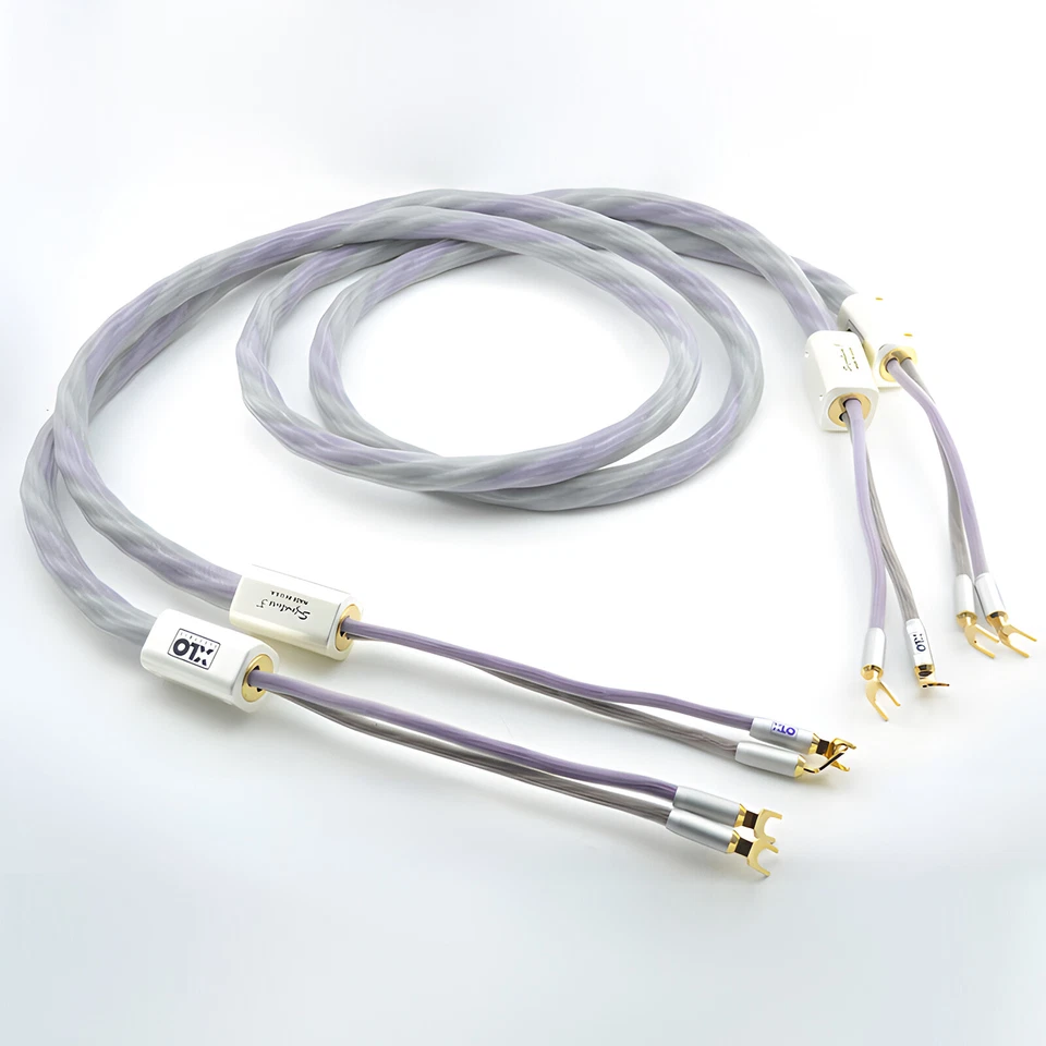 Pair XLO Signature 3 HiFi Audio Speaker Cable Loudspeaker Wire Banana Spade Plug - Image 2 of 4