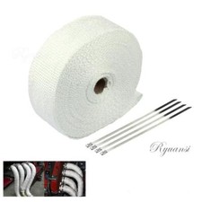 Motorcycle Car Exhaust Wrap Header Manifold Fiberglass Pipe Turbo Heat Wrap Tape