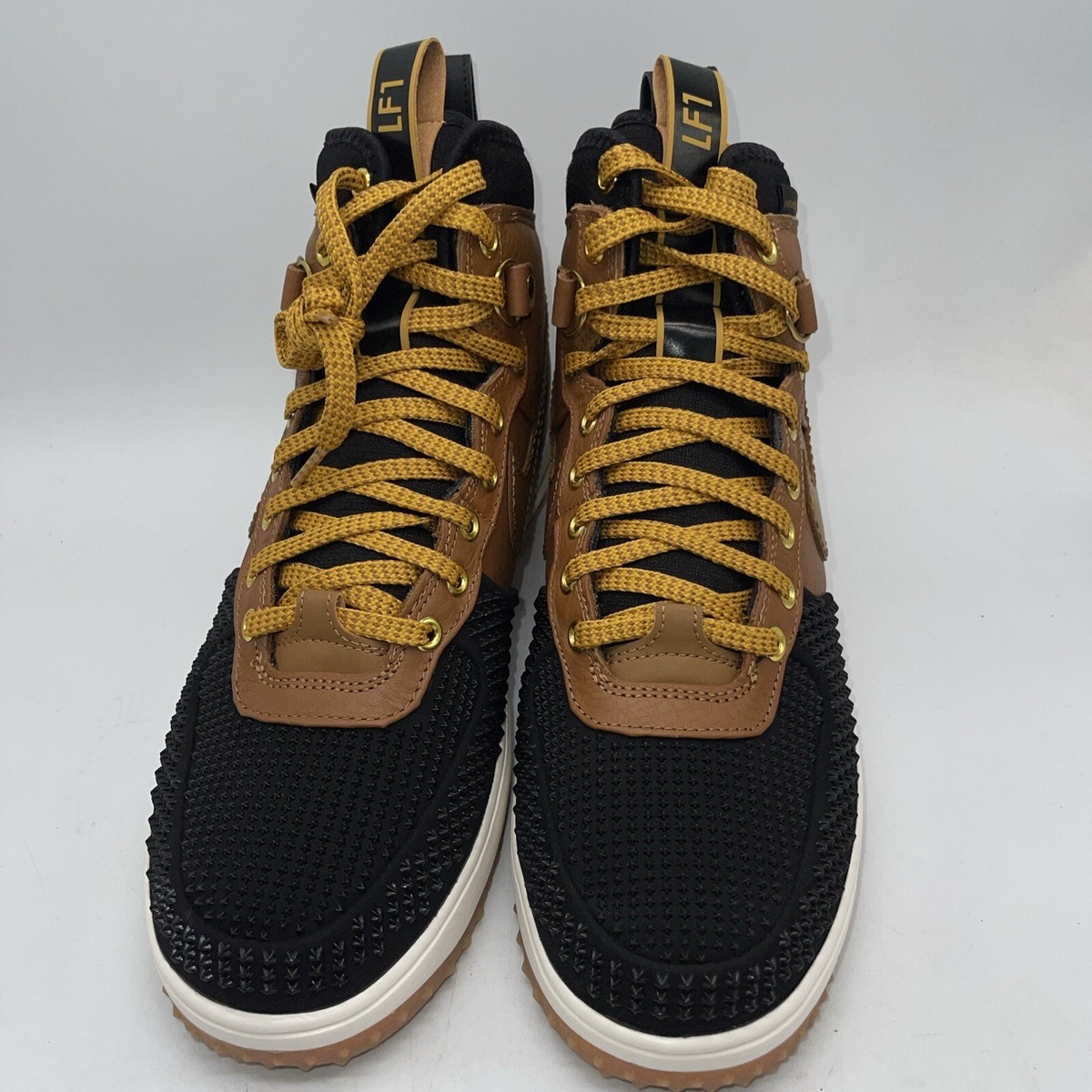 New Men Nike Lunar Force 1 Duckboot Ale Brown Black 805899-202 