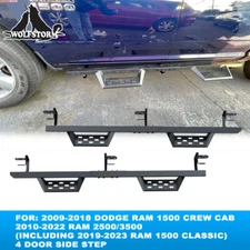 Side Step Running Boards Drop Nerf Bar For 2009-2023 Dodge Ram 1500 2500 3500 US