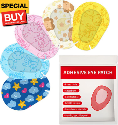 90pcs Adhesive Eye Patches Eye Patches for Kids Teens Eye Pad Disposable Adhesiv