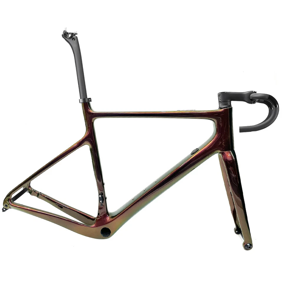 AIRWOLF T1100 Carbon Gravel Rahmen 700x40c Cyclocrossrad Rennrad Fahrrad - Bild 2 von 4