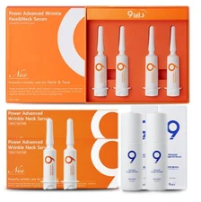 9 Tails Power Advanced Wrinkle Neck Serum Double Set NEW Anti-Aging KOREA-Beauty