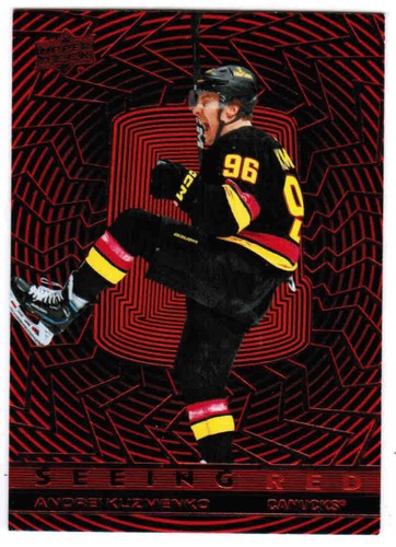 23/24 2023 UPPER DECK EXTENDED SERIES HOCKEY SEEING RED CARDS SR-XX U-Pick List - Picture 58 of 101