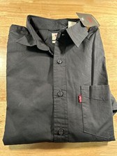 Levi's Men's Classic One Pocket Long Sleeve Button Black Size Small NWT