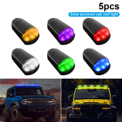 Solar Powered Cab Lights for Truck-2024 New Punch-Free Solar Powered Cab Lights