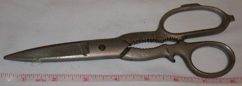 8" ad Clauss Scissors USA VTG Sewing Shears dress maker - Picture 4 of 5