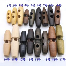 10 X Botones de Palanca de Madera Abrigo Chaqueta Cárdigan Lona Cuerno Coser Prendas de Punto De Colección