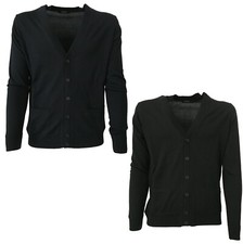 Cardigan uomo con bottoni e tasche ALPHA STUDIO AU-1016E 100% lana 