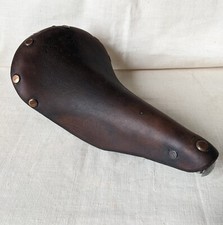 RARE Ideale 90 Leather Bike Saddle Alluminium Rails  1966 Made in France