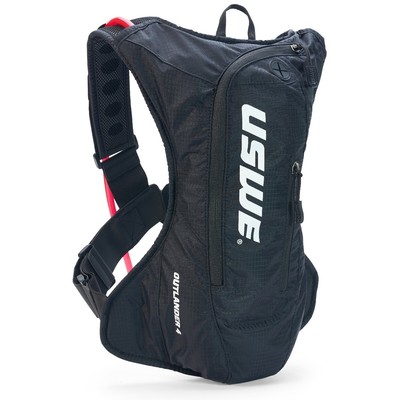 USWE Outlander 4L Hydration Pack Bag Black 3.0L 100oz Elite Hydrapak Bladder NEW