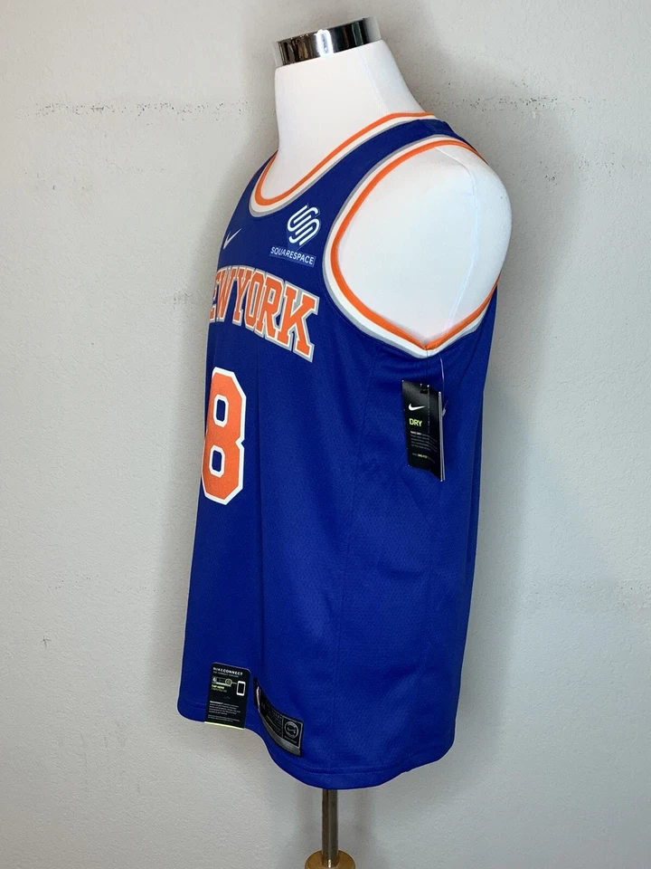 Camiseta deportiva Nike New York Knicks para hombre Kemba Walker #8 Nike Connect Swingman talla M nueva con etiquetas Foto 4 de 4