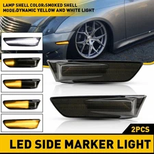 Sequential Switchback LED Side Marker Lights For 03-07 Infiniti G35 Coupe EOA