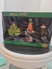 glass christmas ornament set