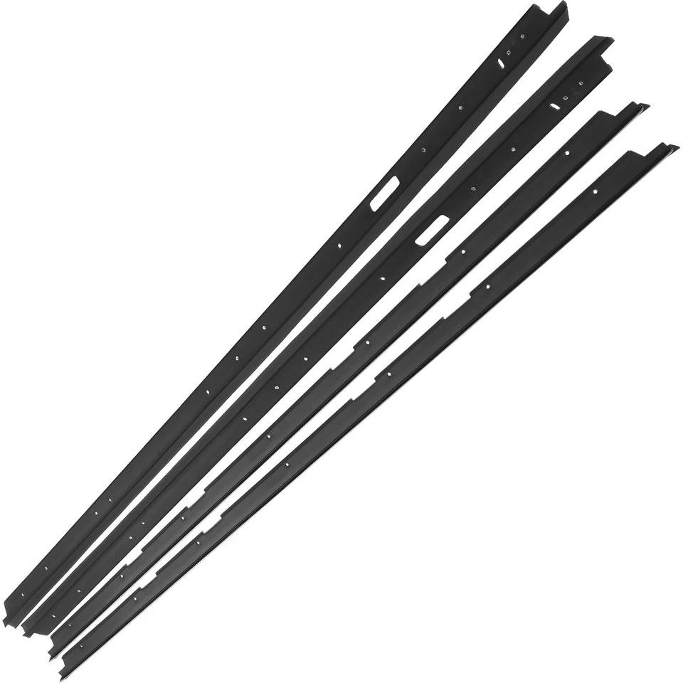 4x Inner & Outer Window Sweep for 1981-1988 Chevrolet Monte Carlo Left & Right Foto 4 de 4