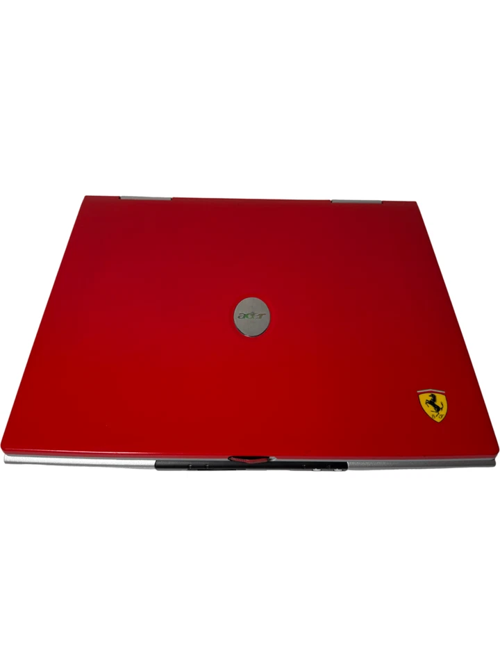 Acer Ferrari 3000 Rare Vintage Laptop with Charger Works Fine - Image 3 of 4