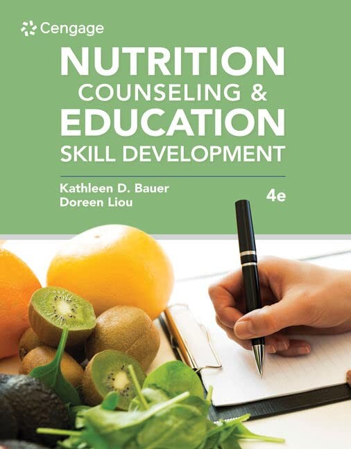 Nutrition Counseling and Education Skill Develo, Bauer, Liou=-