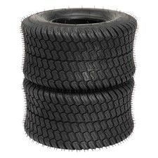 Two 18x9.50-8 Lawn Mower Golf Cart Turf Tires 4 Ply Rated Tubeless 18 950 8