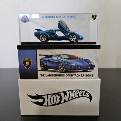 Hot Wheels 2022 RLC '82 Lamborghini Countach LP500 S Exclusive Blue Spectraflame