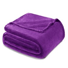 Exclusivo Mezcla Fleece Blanket Twin Size for Bed, Super Soft and Warm, All S...