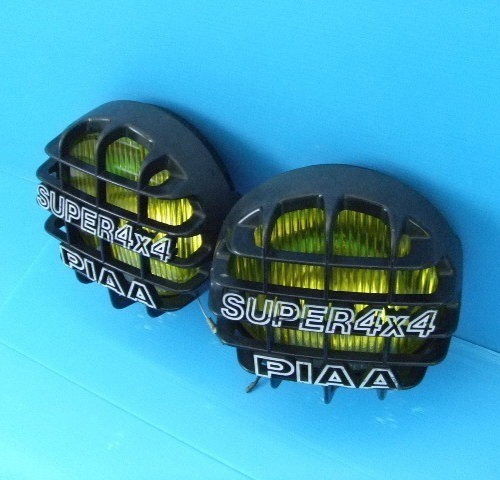 PIAA 100 Fog Lamp Light 160mm Round H3 Bulb Yellow Lens 4WD Super