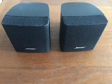 2 Bose Single Cube Speakers Acoustimass Lifestyle Mountable Satellite Surround