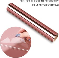 Rose Gold Chrome Vinyl Wrap Metallic Bubble Free Permanent Vinyl 1ftx5ft Rose Gold Chrome Vinyl Wrap Metallic Bubble Free Permanent Vinyl 1ftx5ft