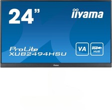 Image of IIYAMA XUB2494HSU 24" FHD 1920X1080 IPS LED MONITOR VGA DVI HDMI PORT / NO STAND