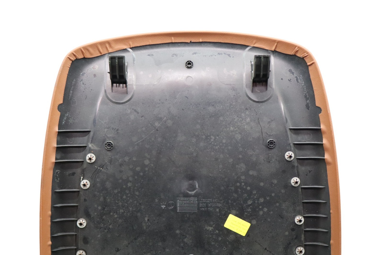 14-17 Maserati Ghibli Front Left Driver Side Seat Back Plate Cushion Cover Oem