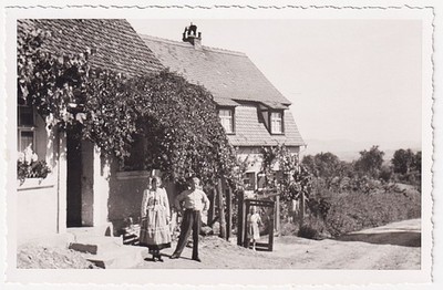 Pinzberg Anwesen Messingschlager Schuhmacher Ansichtskarte postcard 1940