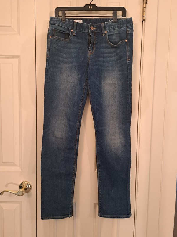 Gap 1969 Women's Real Straight 29R Medium Wash Blue Jeans