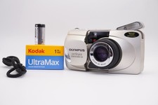 Olympus Stylus Zoom 80 Wide DLX 35mm Point and Shoot Film Camera Film Tested 