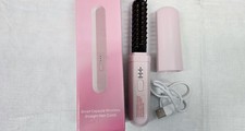 Mini Hair Straightener Electric Comb Small Capsule Wireless Portable Hair Brush