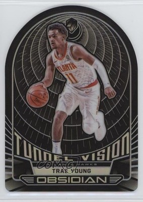 2019-20 Panini Obsidian Tunnel Vision 40/99 Trae Young #17 hs9