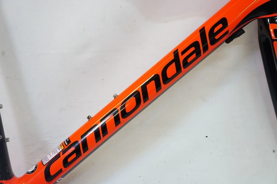 CANNONDALE Supersix Evo 2017 Model Frame Set size 54 Road Bike Orange USED - Image 3 of 4
