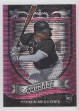 2021 Panini Chronicles Crusade Pink Pulsar Prizm Yermin Mercedes #16 00gy