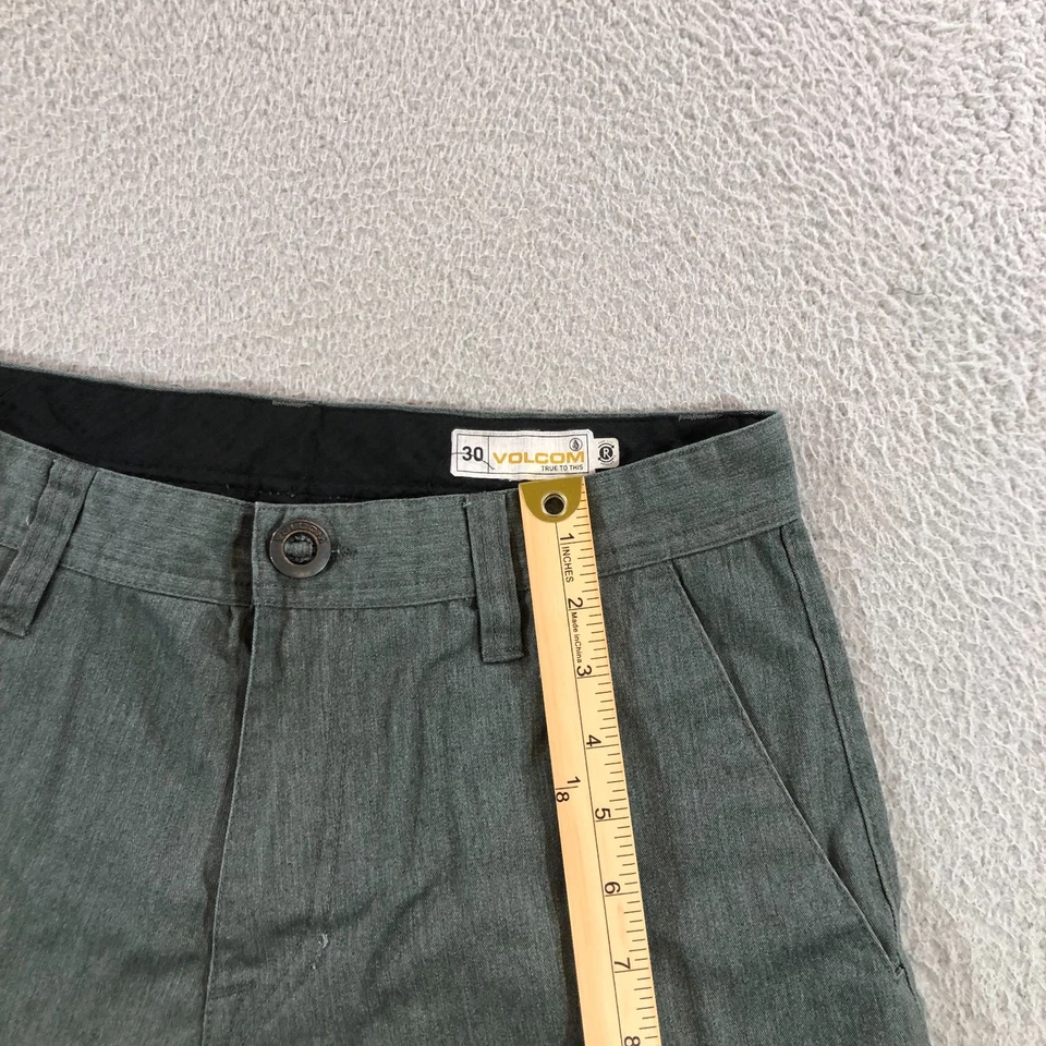 volcom shorts mens 30 gray chino surf skate - Image 4 of 4