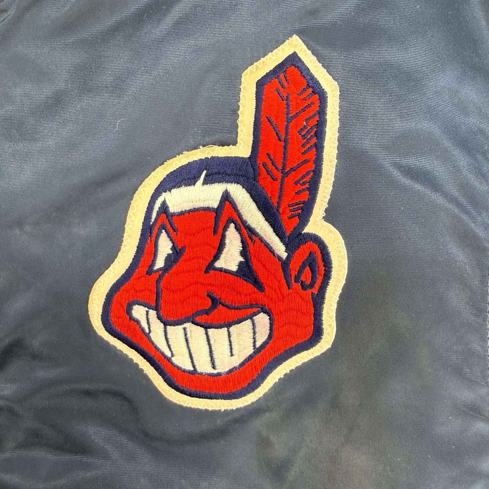 Starter Indians Jacket Large Used - image 3